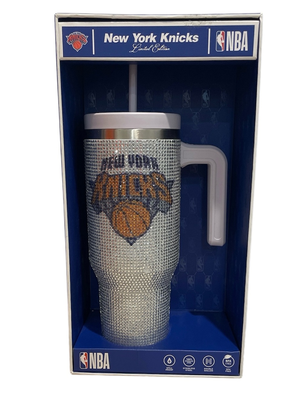 Hydrapeak x NBA Official Licensed New York Knicks Stainless Steel Tumbler 40 oz